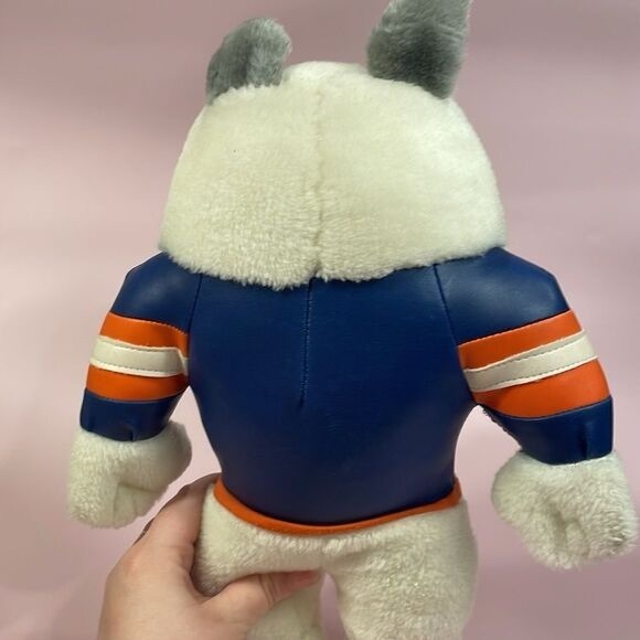Vintage Denver Broncos souvenir 10 Bulldog Dog Plush Stadium 14” tall 1998 - Picture 3 of 9